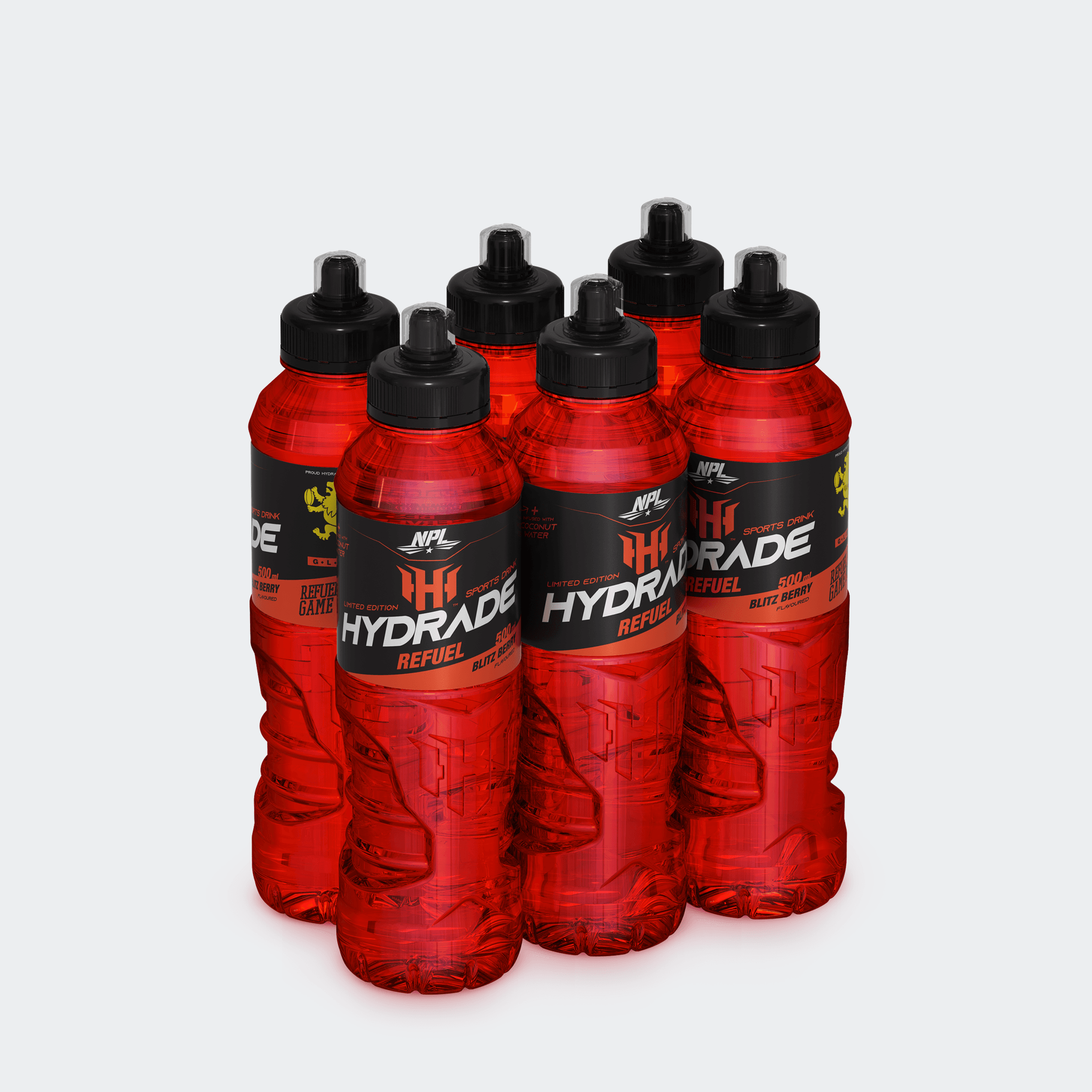 NPL Hydrade Blitz Berry 🍓 - Pack 6 x 500ml - Isotonique vitamine à l'eau de coco