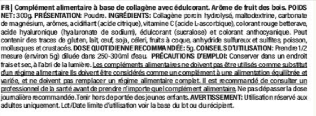 COLLAGÈNE 300G FRUIT DES BOIS – Image 4
