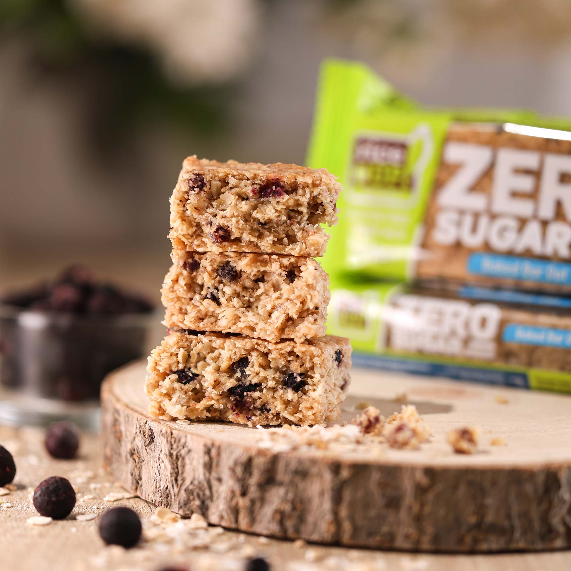 Barres avoine RiceUP! Myrtilles 🫐 - Sans gluten, sans sucres ajoutés - 70g