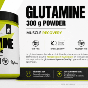 Glutamine HIRO.LAB 300g - Récupération musculaire & immunité - 60 doses